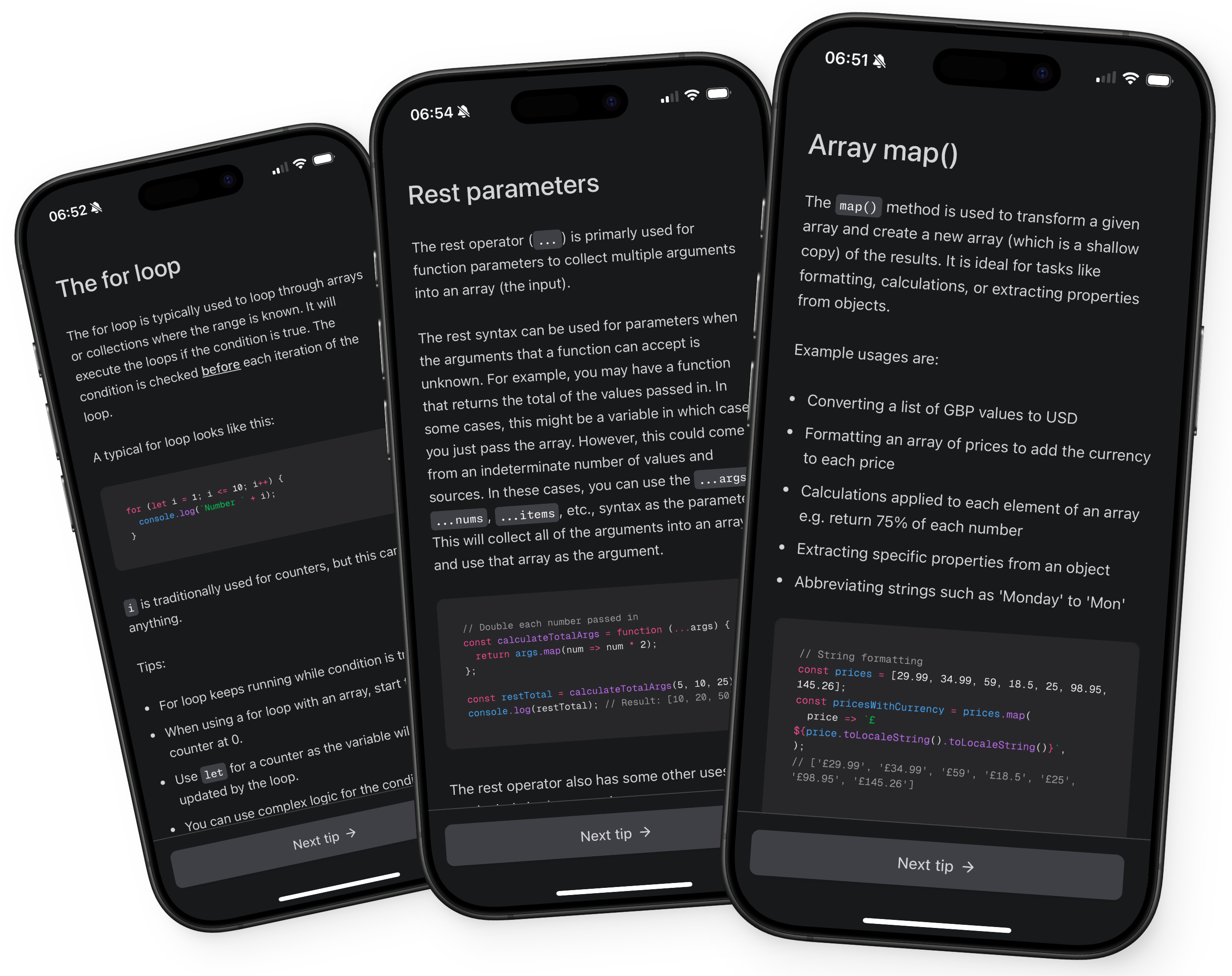 Flashcards app